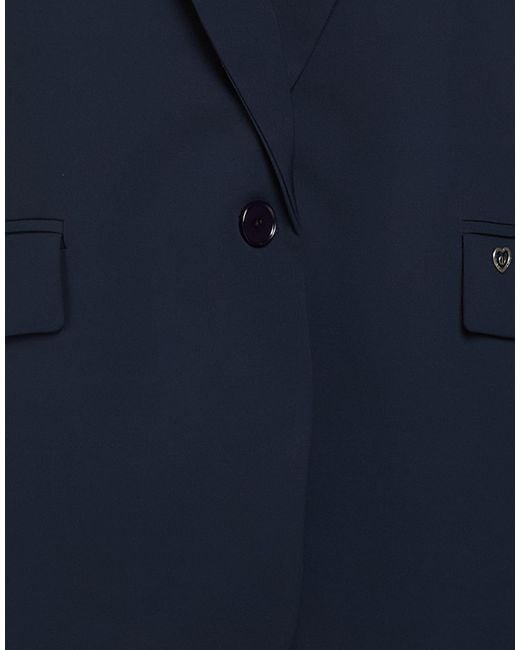 Please Blue Midnight Blazer Polyester, Elastane