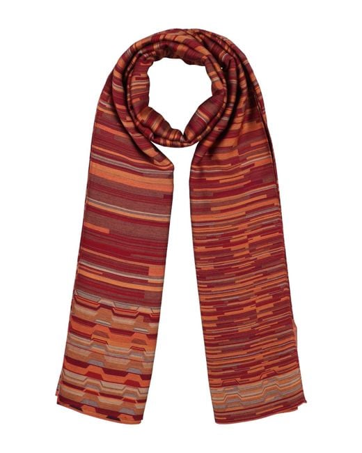 Missoni Red Scarf for men
