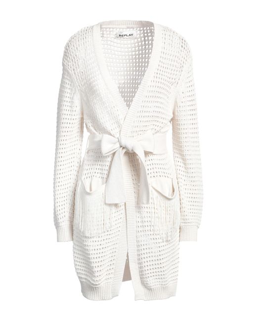 Cardigan Replay en coloris White