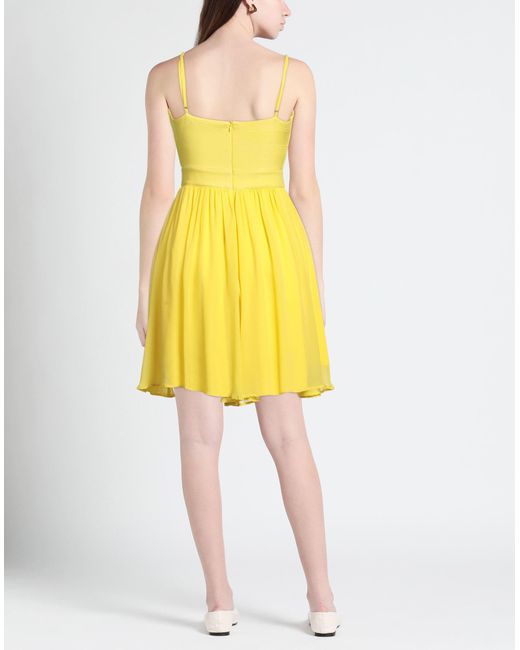 EMMA & GAIA Yellow Mini-Kleid
