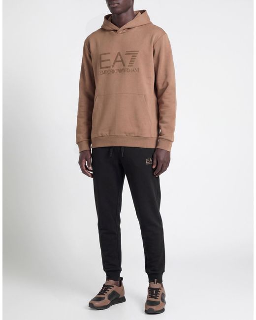 Sudadera EA7 de hombre de color Brown