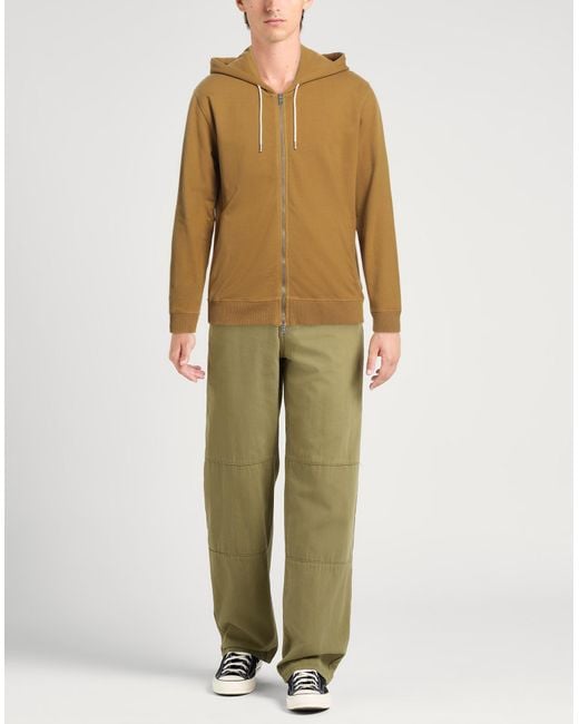Alpha Studio Brown Sweatshirt Cotton for men