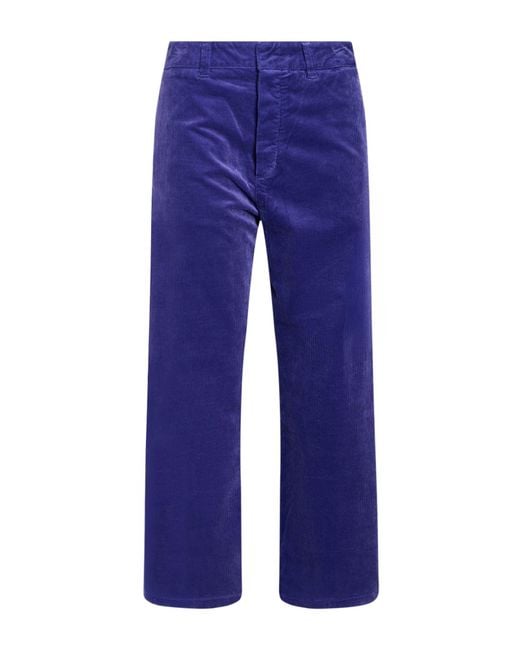 Department 5 Blue Pants Cotton, Elastane