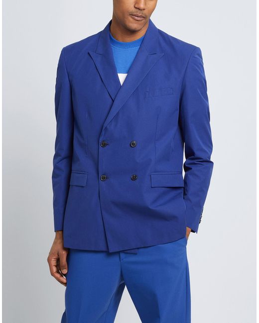8 by YOOX Suit Jacket in Blue for Men | Lyst