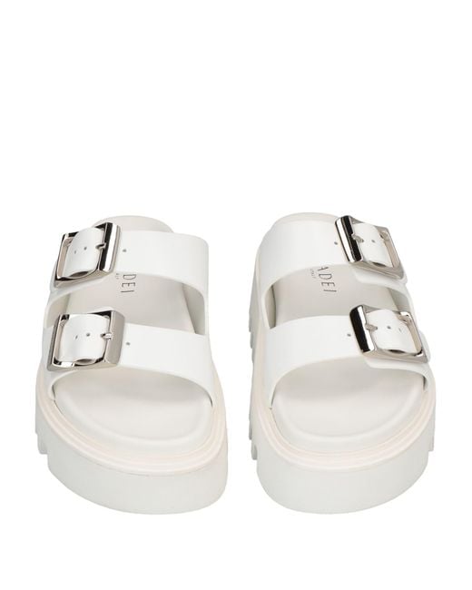 Casadei White Sandals