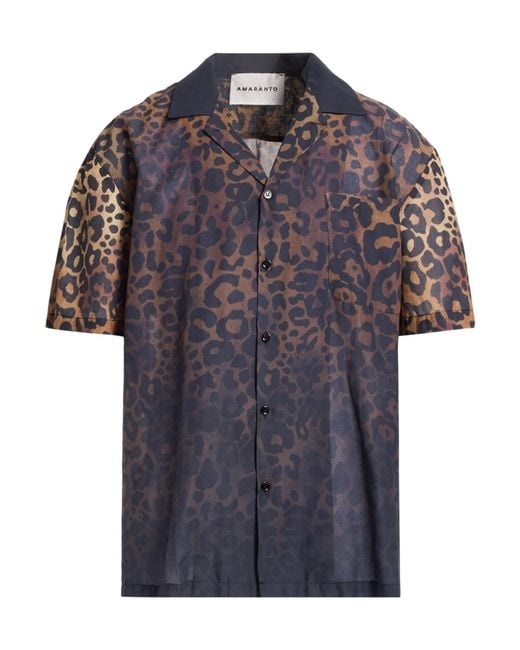 Amaranto Brown Shirt for men