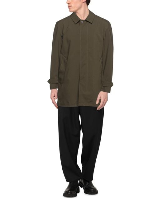 Sealup Green Overcoat & Trench Coat for men