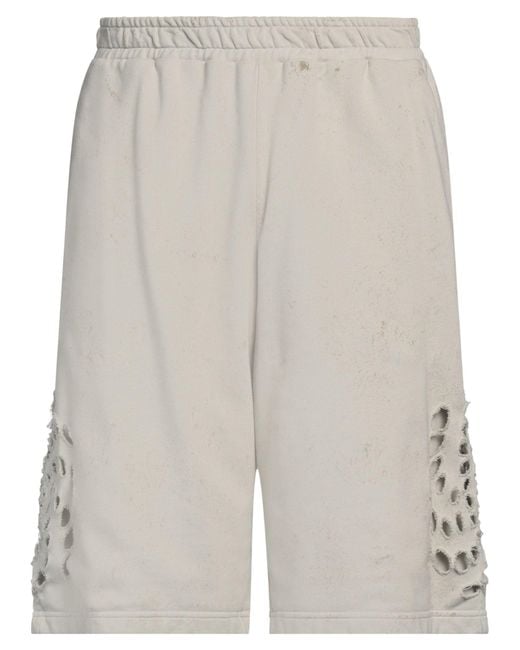 44 Label Group Gray Shorts & Bermuda Shorts Cotton for men