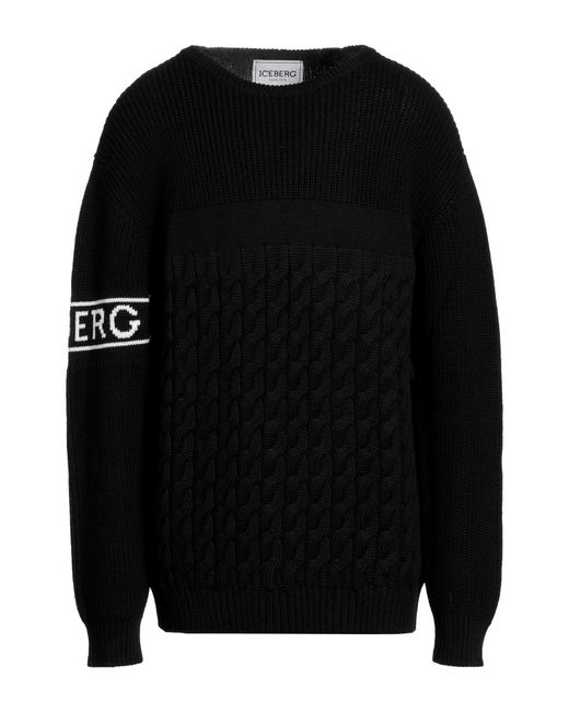 Pullover Iceberg de hombre de color Black