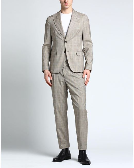Manuel Ritz Gray Suit for men