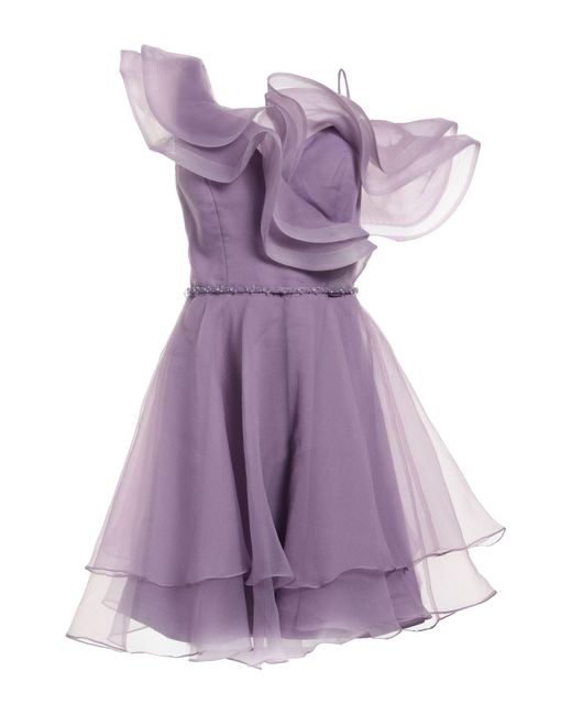 Forever Unique Purple Midi Dress