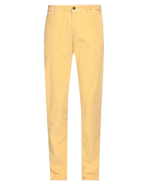 Incotex Yellow Trouser for men