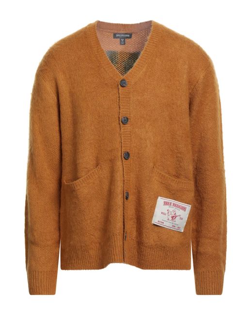 Cardigan True Religion pour homme en coloris Brown