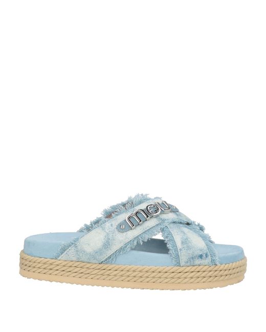 Mou Blue Sandals
