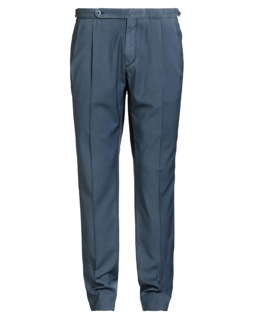 GTA IL PANTALONE Blue Pants Wool for men