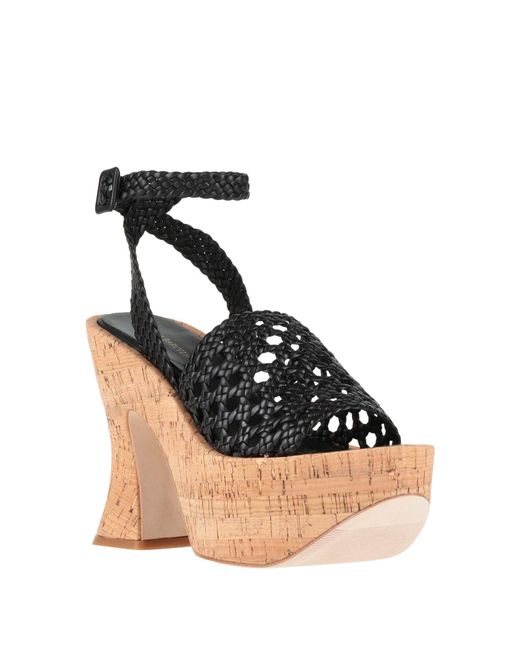 Paloma Barceló Black Sandals Leather
