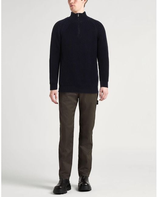 Massimo Alba Blue Midnight Sweater Cotton for men