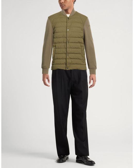 Herno Green Puffers for men