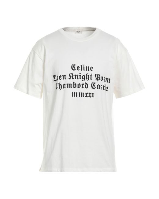 Camiseta Céline de hombre de color White