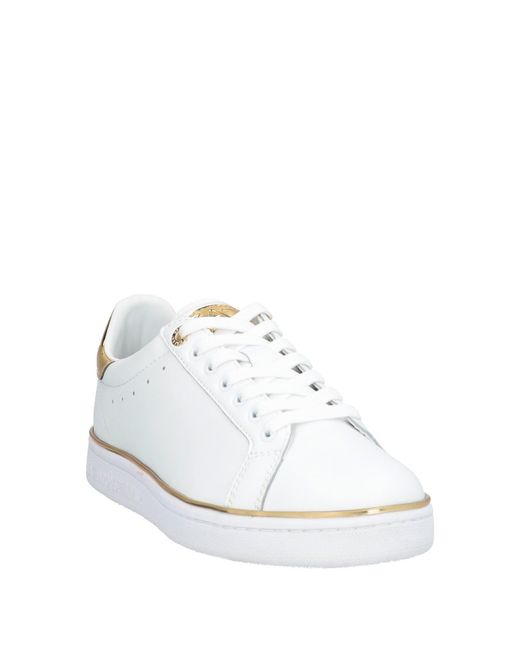 EA7 White Sneakers Cow Leather