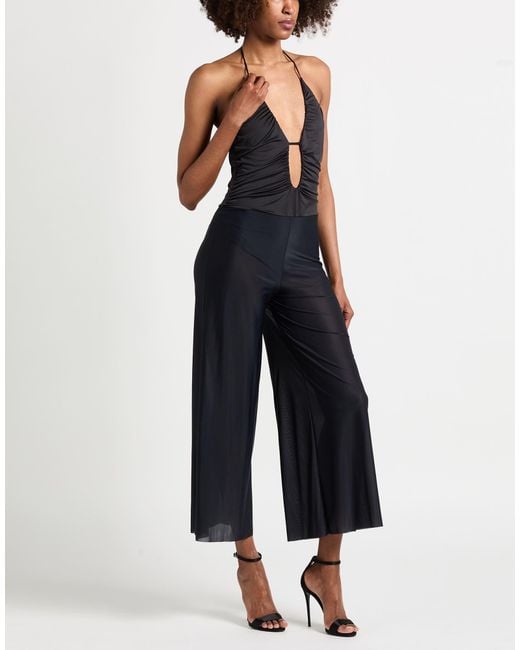 ViCOLO Blue Jumpsuit Polyester, Elastane, Polyamide