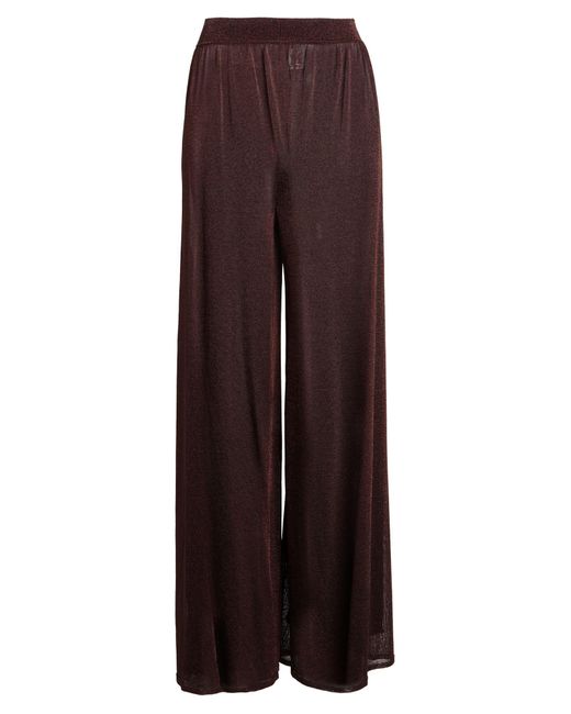Missoni Purple Pants Viscose, Metallic Fiber, Polyester