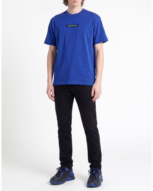 Versace Jeans Couture Blue T-Shirt Cotton for men