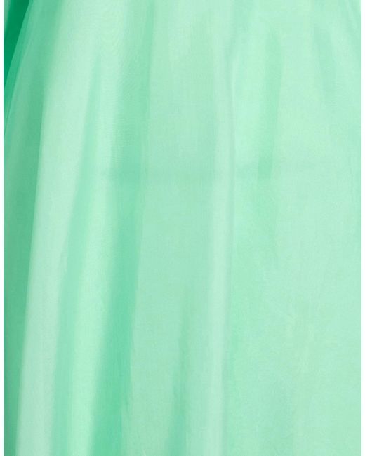 MSGM Green Midi Dress Polyester