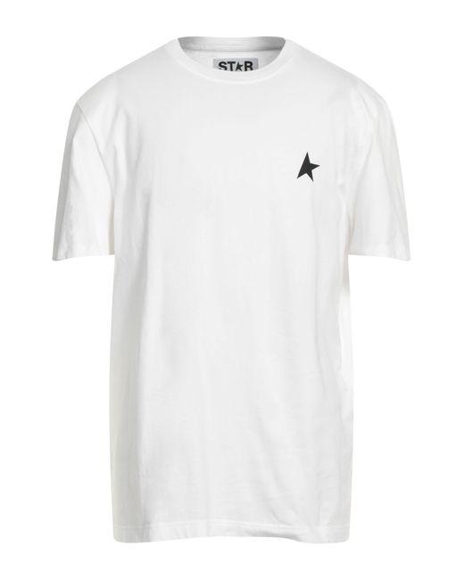 Camiseta Golden Goose Deluxe Brand de hombre de color White