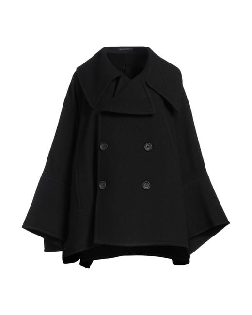 Yohji Yamamoto Black Mantel