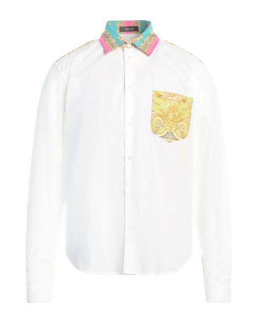 Chemise Versace pour homme en coloris White