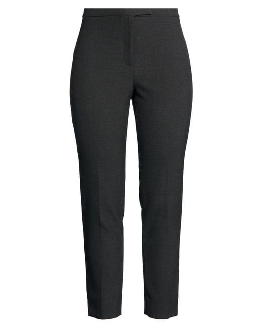 Peserico Black Pants Polyester, Vinyon, Cotton, Elastane