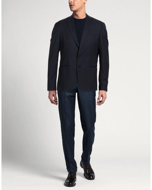 ROYAL ROW Blue Blazer Wool for men