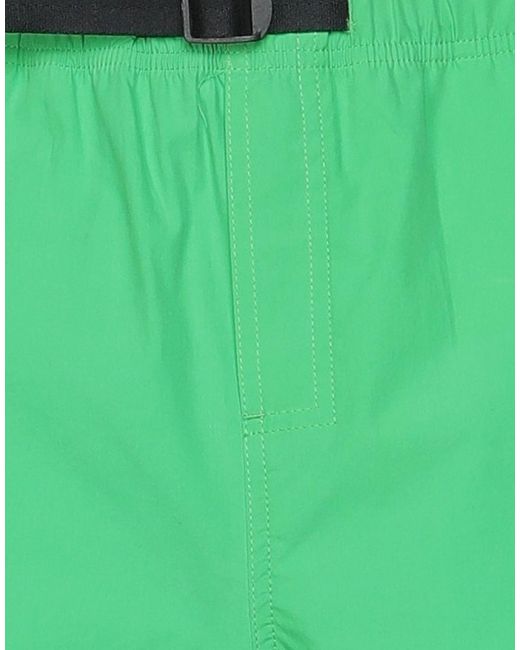 MSGM Green Shorts & Bermuda Shorts for men