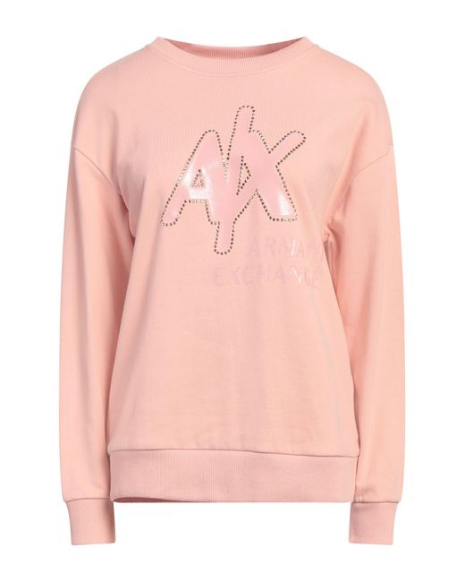 ARMANI EXCHANGE Pink Sweatshirt