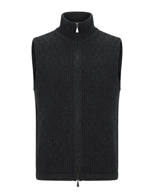 Alpha Studio Black Turtleneck for men