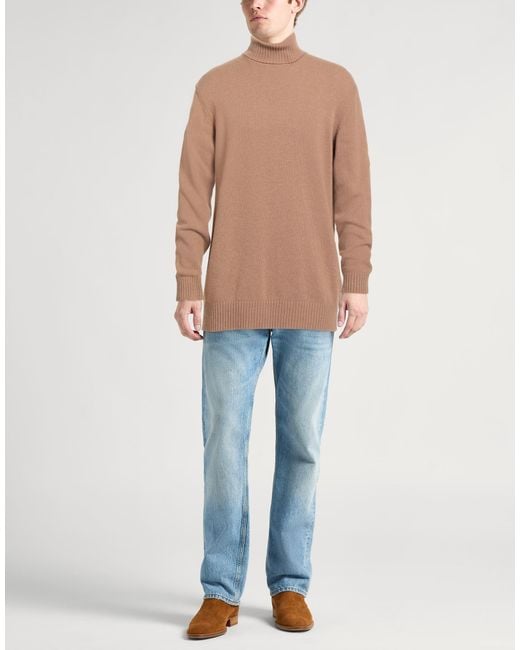 Roberto Collina Natural Turtleneck for men