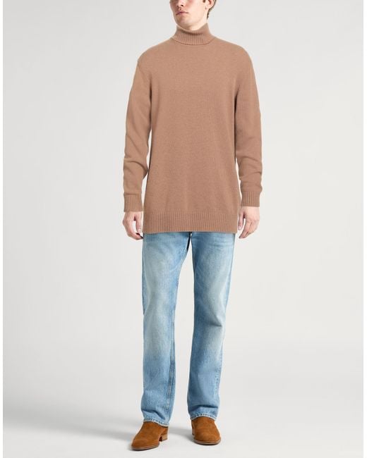 Roberto Collina Natural Turtleneck for men