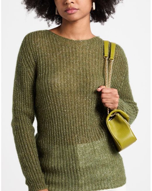 Pink Memories Green Jumper