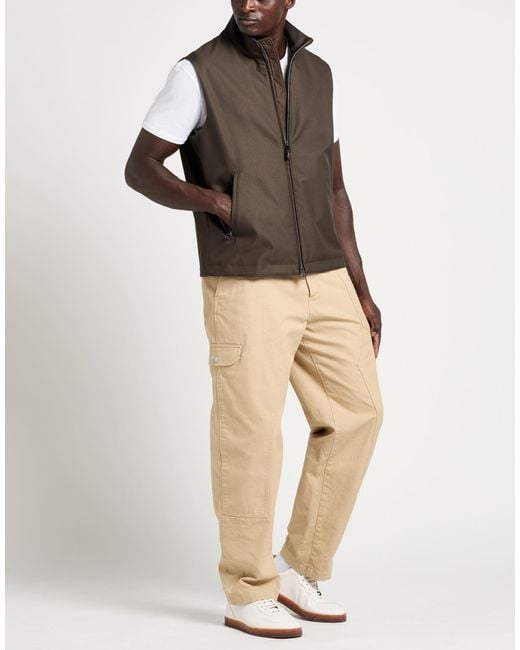 Canali Brown Gilet for men