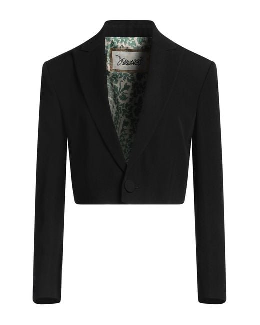 DSquared² Black Blazer Virgin Wool