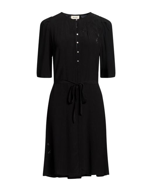 Zadig & Voltaire Black Mini Dress