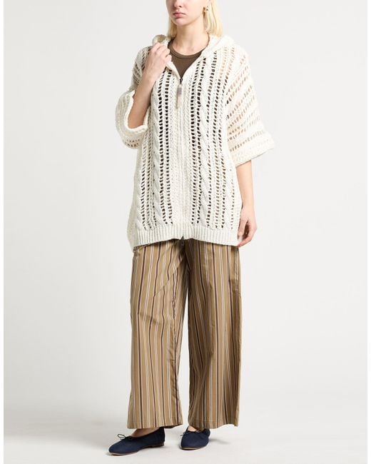 Brunello Cucinelli White Cardigans