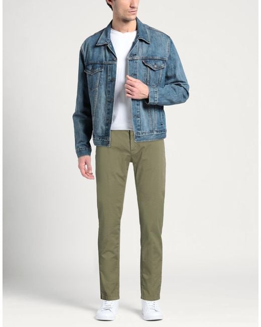 Yan Simmon Green Trouser for men
