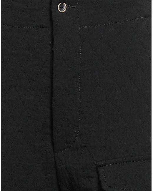 Uma Wang Black Pants Cotton, Viscose, Virgin Wool for men