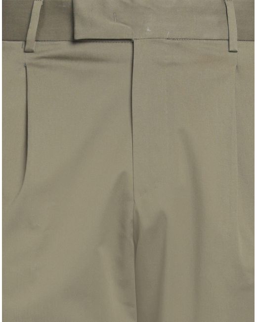 PT Torino Green Pants Cotton, Linen for men