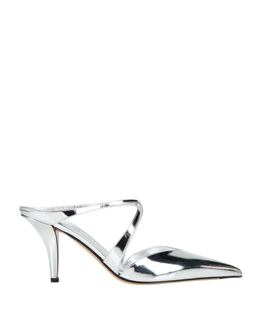 Paris Texas White Mules & Clogs