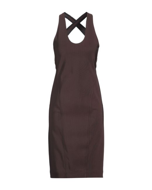 Alaïa Brown Midi Dress
