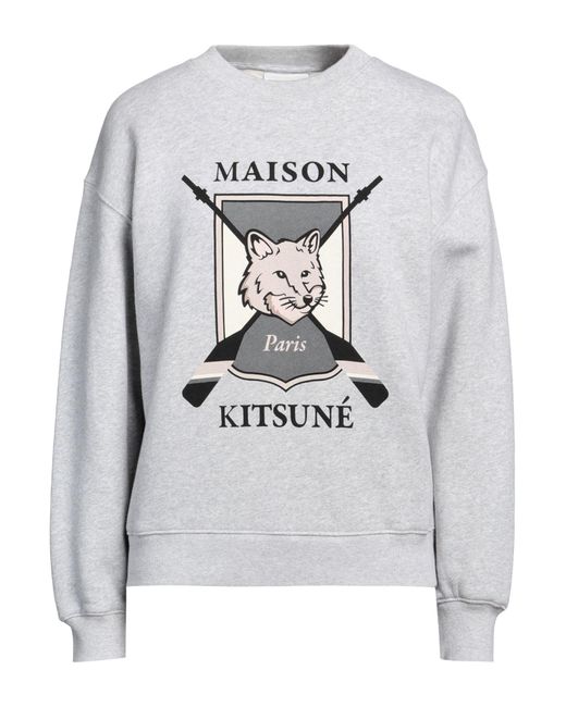 Maison Kitsuné Gray Sweatshirt