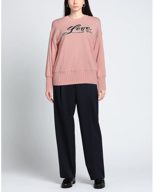 Love Moschino Pink Pullover